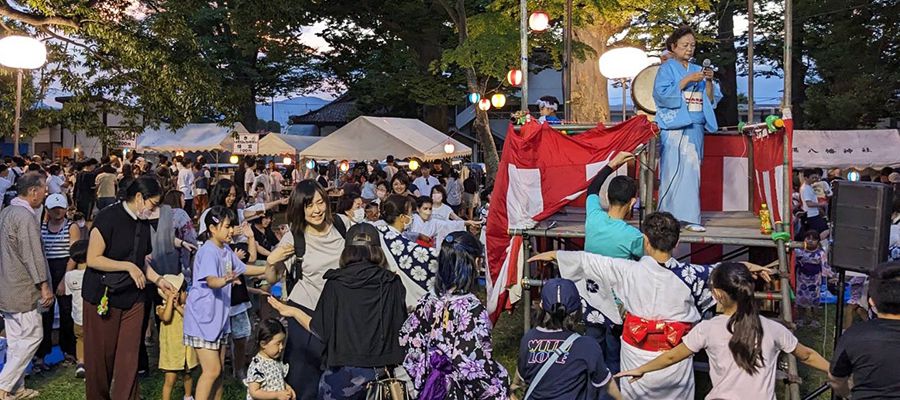 2023/8/26　鎮守の森で夏祭り